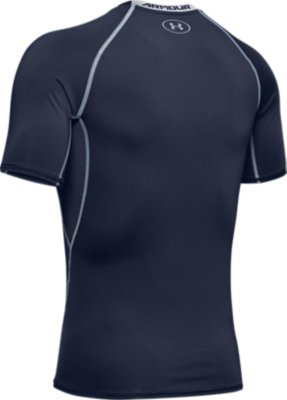 Under Armour Men's HeatGear Armour Short Sleeve Compression Shirt 1257468 Black
